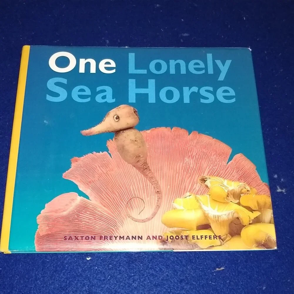 One Lonely Sea Horse + How are you Peeling? by Saxton Freymann Vintage